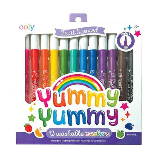 OOLY Yummy Yummy 12-Color Scented Marker Set